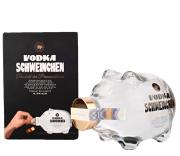 Vodka Schweinchen - Pokladnička prasátko 0,7l 40% 